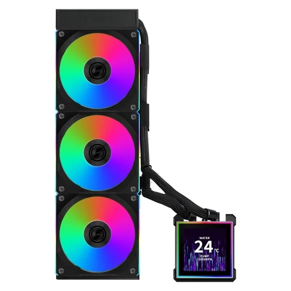 Lian Li HydroShift II LCD-S 360CL G89.GHS2LCDS36CB.00 Siyah İşlemci Sıvı Soğutucu - Görsel 4