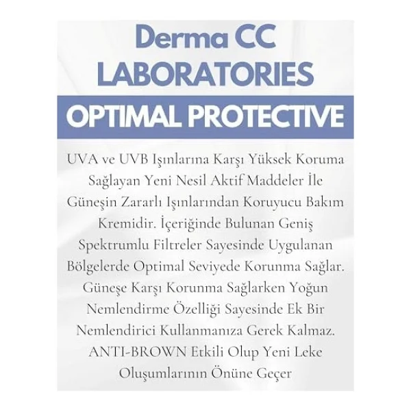 Derma CC Laboratories Plus 200 ml 50 Faktör Güneş Kremi - Görsel 4