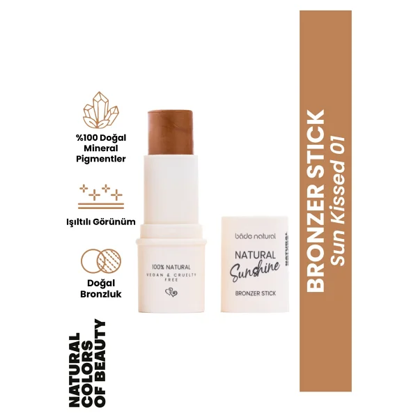 Bade Natural 01 Sun Kissed Stick Bronzer - Görsel 4