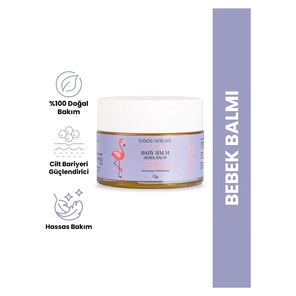 Bade Natural Besleyici Ve Rahatlatıcı Bebek Balmı 50 Ml - Görsel 7