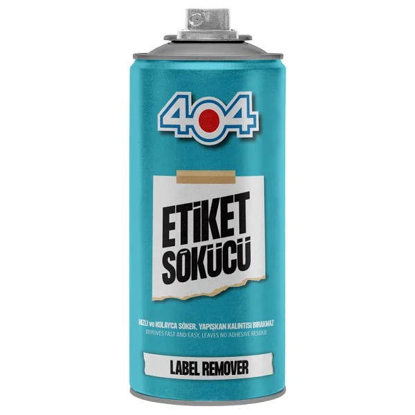 404 Yapışkan Temizleyici Etiket Sticker Sökücü Sprey 200 Ml - Görsel 3