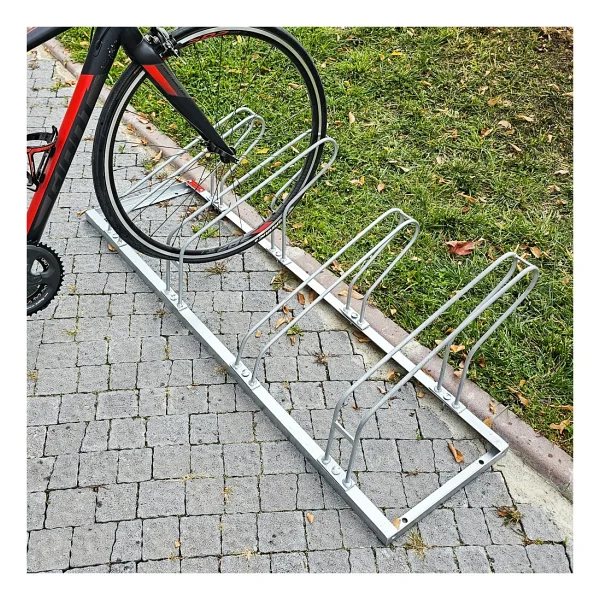 İleri Trafik Bisiklet Park Yeri Dörtlü Galvaniz Eko, Park Demiri 140 X 40 Cm - Görsel 5