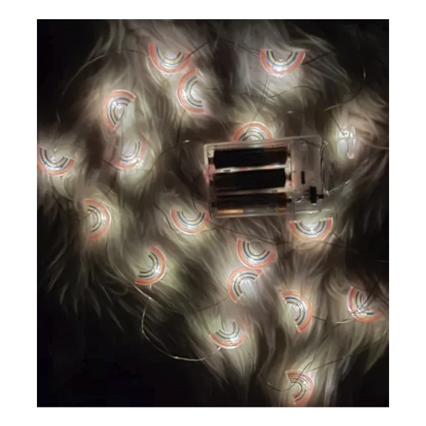 LED Işıklı Gökkuşağı Dekoratif Işıklı İp - Görsel 2