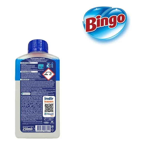 Bingo Bulaşık Makinesi Temizlik Seti (Makine Temizleyici 250 Ml+Tuz 1,5 Kg+Parlatıcı 400 Ml) - Görsel 4