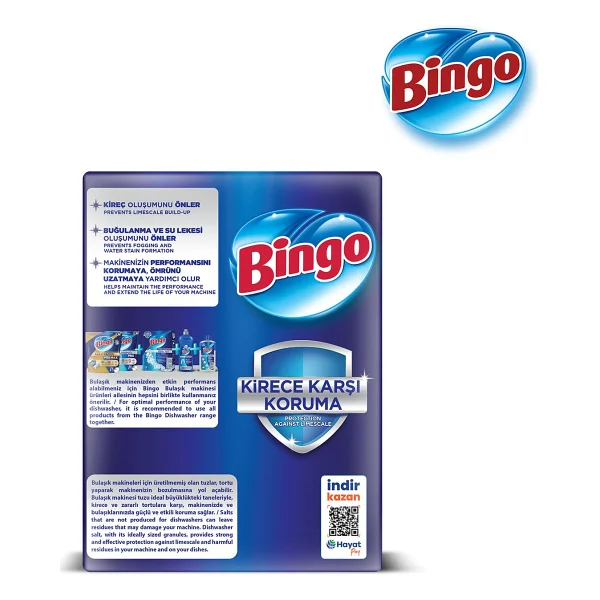 Bingo Bulaşık Makinesi Temizlik Seti (Makine Temizleyici 250 Ml+Tuz 1,5 Kg+Parlatıcı 400 Ml) - Görsel 6