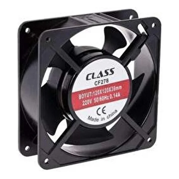 Class Cf278 120x120x38 220 Volt Aksiyel Fan - Görsel 3