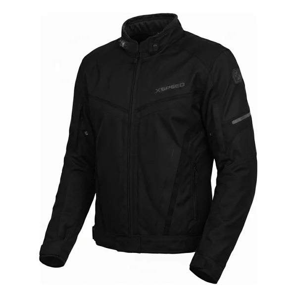X-Speed Zeus Erkek Siyah 4 Mevsim Motosiklet Montu