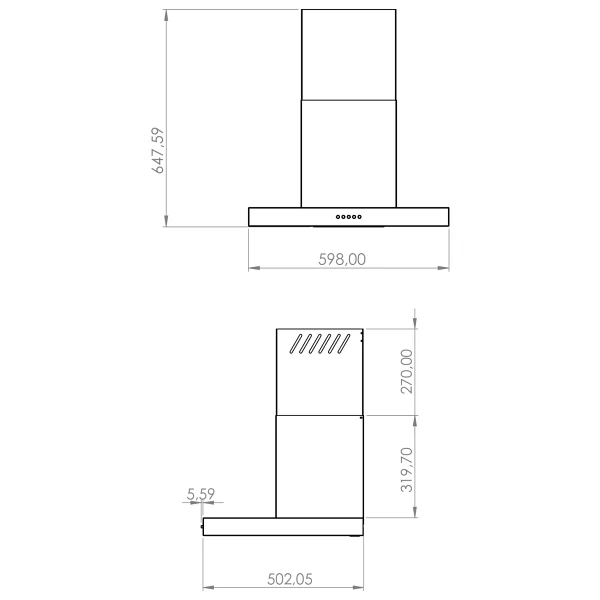 Kumtel Dt6-31x Duvar Tipi Davlumbaz - Görsel 5