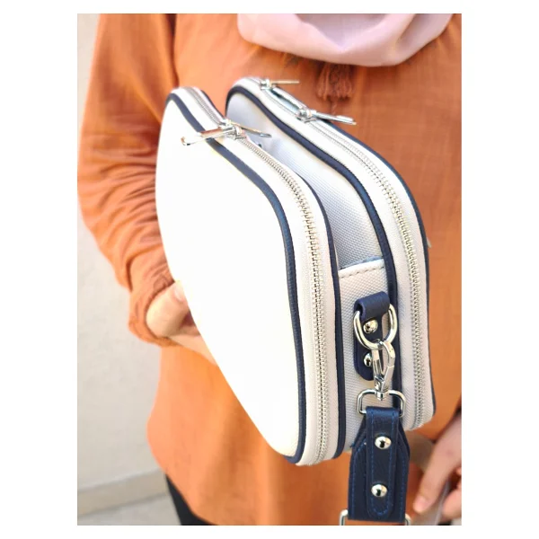 Just Polo Kadın Taş-Lacivert Omuz Ve Çapraz Askılı Çantası-Bd6000 - Görsel 4