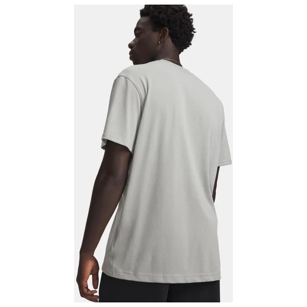 Under Armour Heavyweight 1373997-069 Gri Kısa Kollu Bisiklet Yaka Erkek Tişört - Görsel 2