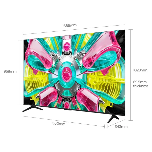 Iffalcon 75u75a 4K Ultra HD 75" 190 Ekran Uydu Alıcılı Google Smart QLED TV - Görsel 3