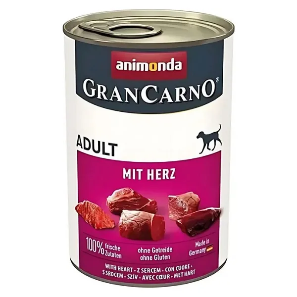 Animonda Gran Carno Sığır Etli Ve Yürekli 400 Gr Yetişkin Konserve Köpek Maması - Görsel 3