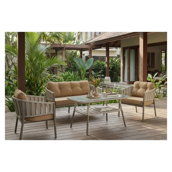 Tu Tienda Galata 2+1+1+Masa Makrome Bahçe & Balkon Takımı - Görsel 9