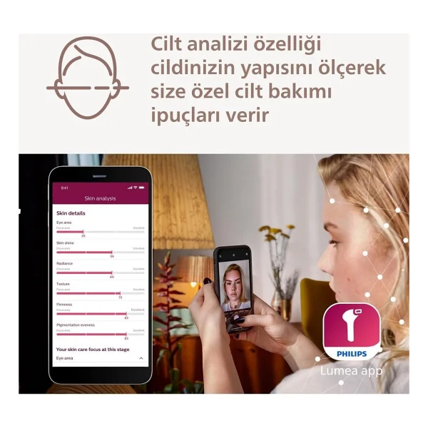 Philips Lumea Prestige Ipl Lazer Epilasyon Cihazı 450.000 Atım 3 Farklı Başlık Hem Kablolu Hem Kablosuz Kullanım, Uzun Ömürlü Kullanım, Smartskin Teknolojisi - Görsel 6