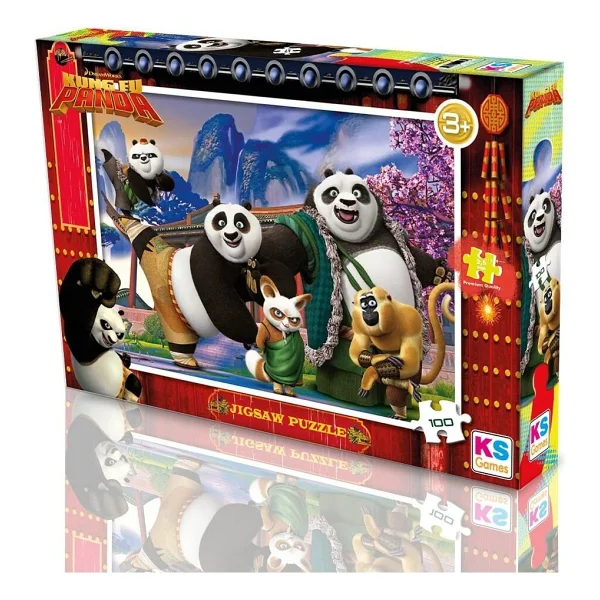 Ks Games Kung Fu Panda 100 Parça Puzzle Kp714 - Görsel 4