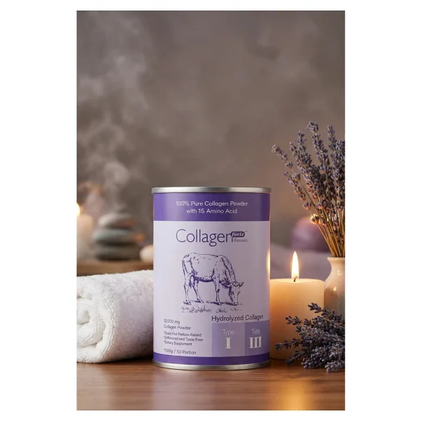 Collagen Forte Platinum Collagen Powder 500g, %100 Saf, Doğal Çift Hidrolize Kolajen Peptitler (50 Porsiyon) - Görsel 8