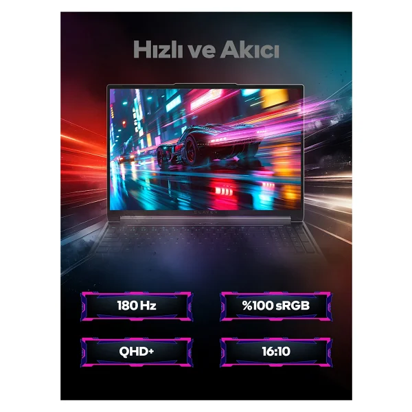 Game Garaj Slayer X7t-5060 İ7-14650hx 32 GB 1 TB SSD Rtx5060 16" Wqxga Gaming Laptop - Görsel 4