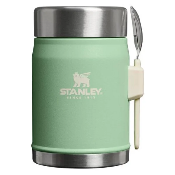 Stanley Klasik Kaşıklı 0.40 Lt Fıstık Yeşili Çelik Yemek Termosu - Görsel 5