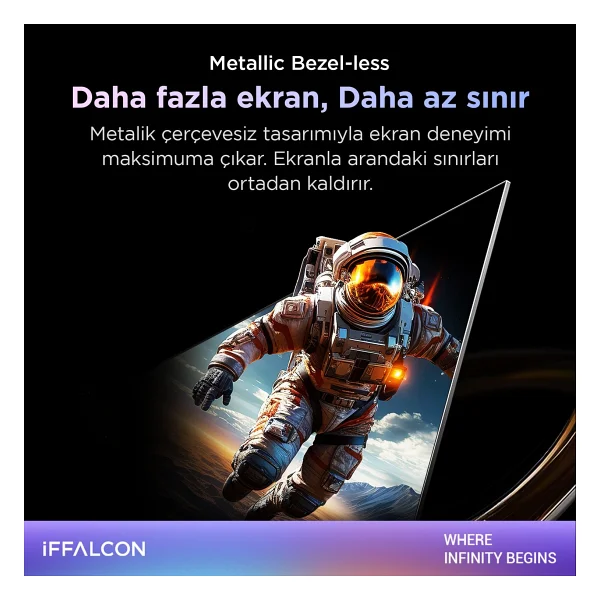 Iffalcon 50u65 4K Ultra HD 50" 127 Ekran Uydu Alıcılı Google Smart LED TV - Görsel 8
