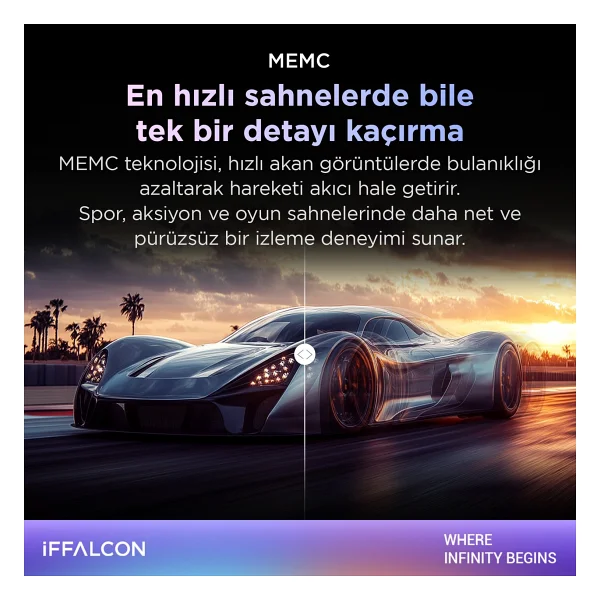 Iffalcon 50u65 4K Ultra HD 50" 127 Ekran Uydu Alıcılı Google Smart LED TV - Görsel 9