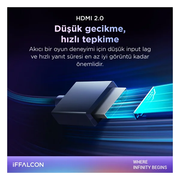 Iffalcon 50u65 4K Ultra HD 50" 127 Ekran Uydu Alıcılı Google Smart LED TV - Görsel 10