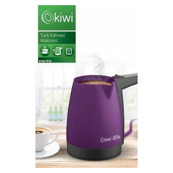 Kiwi KCM-7510 Mor Elektrikli Cezve - Görsel 3