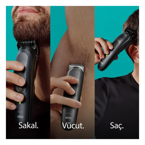 Braun MGK7491 17'si 1 Arada Erkek Bakım Seti - Görsel 3