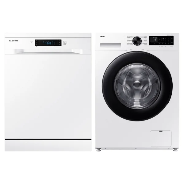 Samsung 11 Kg Çamaşır (Ww11dg5b25aeah) + 4 Programlı Bulaşık Makinesi (Dw60dg540fwqtr) Beyaz Eşya Set - Görsel 2