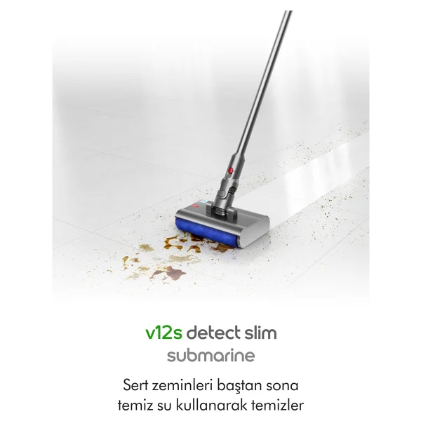 Dyson V12s Detect Slim Submarine Islak Kuru Şarjlı Dikey Süpürge - Görsel 5