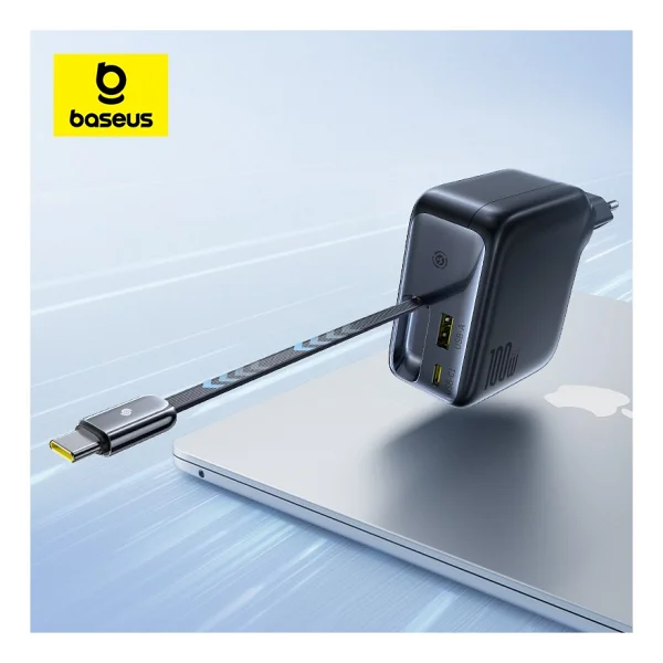 Baseus EnerCore CJ11 100 W Type-C Kablolu Hızlı Şarj Aleti - Görsel 3
