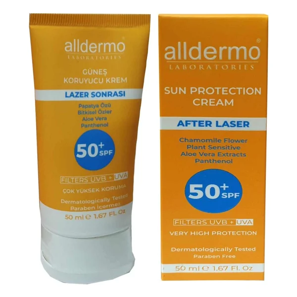 Alldermo Lazer Sonrası 50 Ml 50 Faktör Güneş Kremi - Görsel 3
