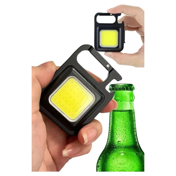 İlkyaz Fashion Işıldak USB Şarjlı Cep El Feneri Taşınabilir Mini LED Işık Çok Fonksiyonlu Ilkyz-Krgrs34 - 1 - Renkli - Görsel 3