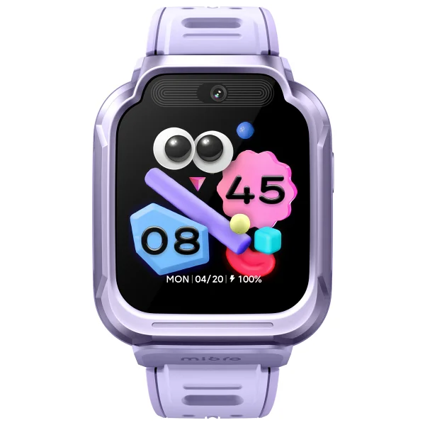 Mibro Kids S1 Mor Akıllı Çocuk Saati - Görsel 2