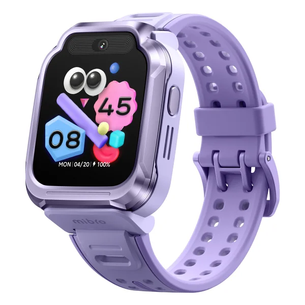 Mibro Kids S1 Mor Akıllı Çocuk Saati - Görsel 3