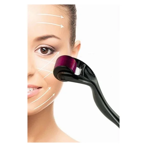 Epilons Derma Roller Titanyum Uçlu 540 Iğneli 1 Mm Saç Sakal Çıkarma Ve Cilt Bakım Masaj Aleti - Görsel 4