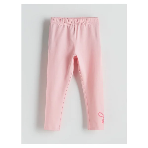 Lc Waikiki Yeni Sezon Beli Lastikli Kurdele Detaylı Kız Çocuk Tayt 2'li - 9 - 12 Ay - Pembe - Görsel 5