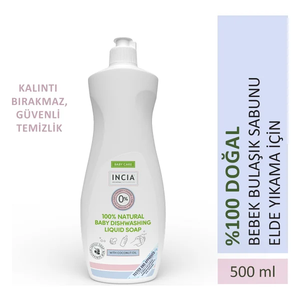 Incia Doğal Bebek Bulaşık Sabunu 500 Ml - Görsel 8