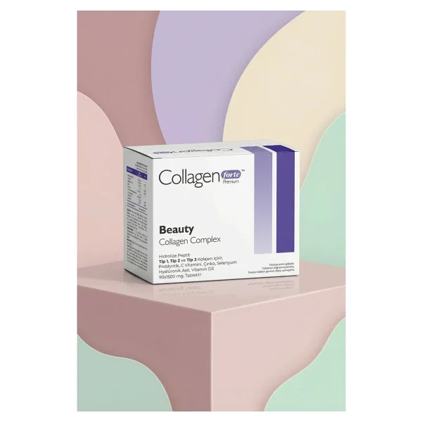Collagen Forte Premium 3 Tip Kolajen 1200 Mg 90 Tablet - Görsel 3
