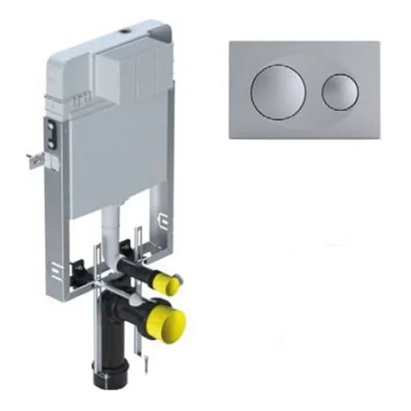Serel Smooth Gömme Rezervuar 3 'lü Set (Gövde T020111+Panel P400180+Ank. Ara Kesme Valfi 102151024) T020111bk40 - Görsel 6