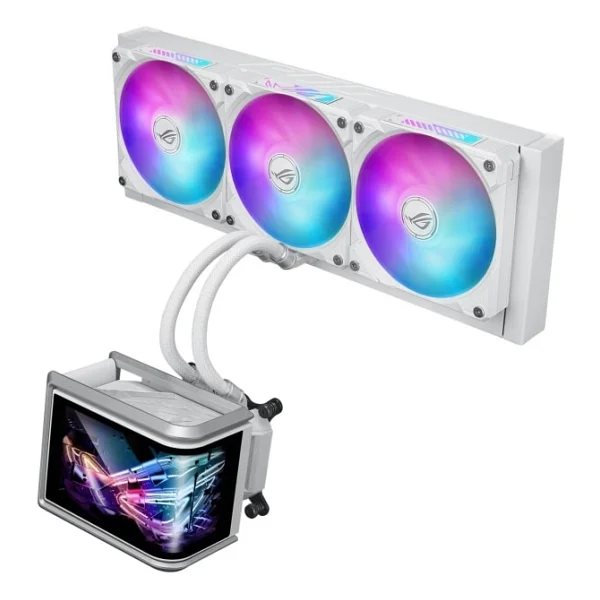 Asus Rog Ryuo Iv Slc 360 Argb 360 Mm Beyaz İşlemci Sıvı Soğutucu - Görsel 10
