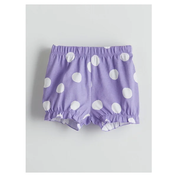 Lc Waikiki Yeni Sezon Daisy Duck Baskılı Kız Bebek Şortlu Pijama Takım - Mor - 3 - 6 Ay - Görsel 4