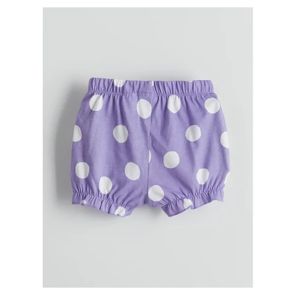Lc Waikiki Yeni Sezon Daisy Duck Baskılı Kız Bebek Şortlu Pijama Takım - Mor - 3 - 6 Ay - Görsel 5