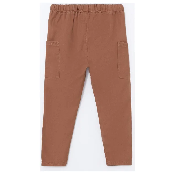 Lc Waikiki Yeni Sezon Keten Karışımlı Erkek Çocuk Kargo Pantolon - Kahverengi - 9 - 12 Ay - Görsel 3