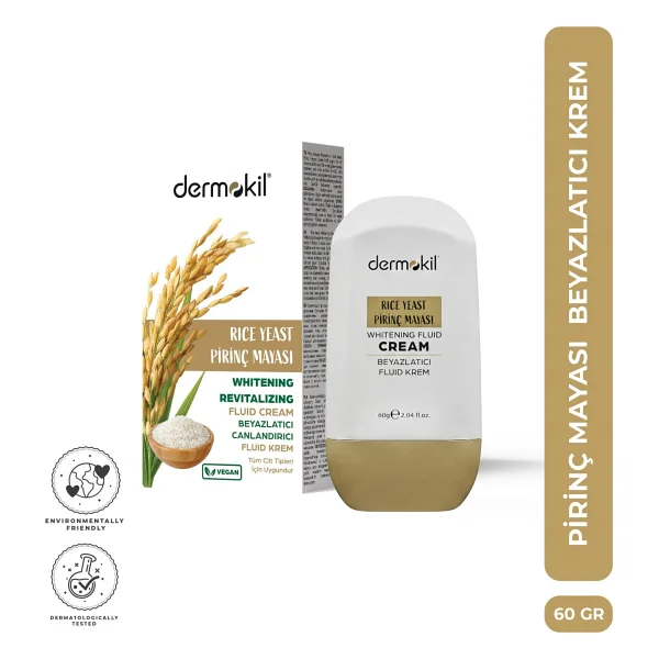Dermokil Pirinç Mayası Beyazlatıcı Fluid 30 Spf 60 Gr Leke Kremi - Görsel 6