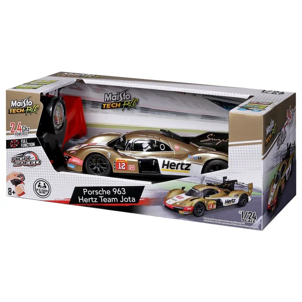 Maisto Tech 1:24 Porsche 963 Hertz Team Jota 82533 Uzaktan Kumandalı Araba - Görsel 4