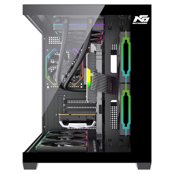 Next Gaming Orion Cube XL 6x Argb Fanlı Siyah Micro Atx Oyuncu Kasası - Görsel 5