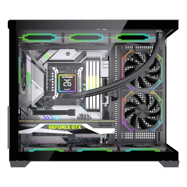 Next Gaming Orion Cube XL 6x Argb Fanlı Siyah Micro Atx Oyuncu Kasası - Görsel 4