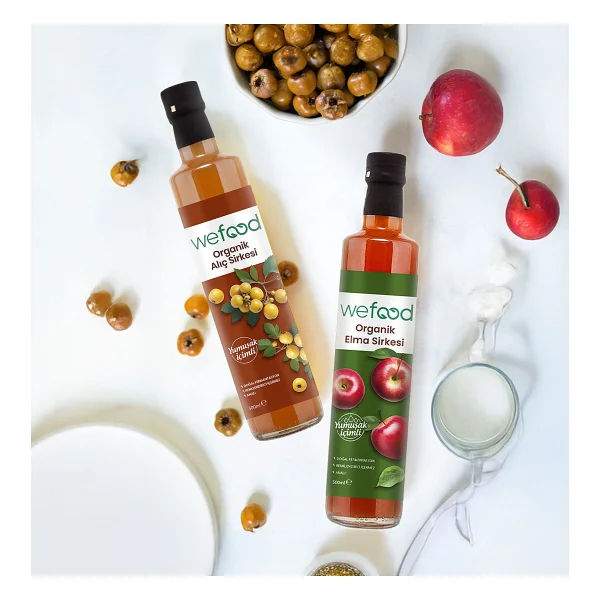 Wefood Organik Elma Sirkesi 500 Ml - Görsel 5