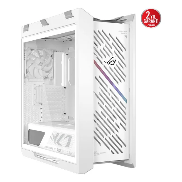 Asus Gx601s Rog Strix Helios Iı Fanlı Beyaz E-Atx Oyuncu Kasası - Görsel 2
