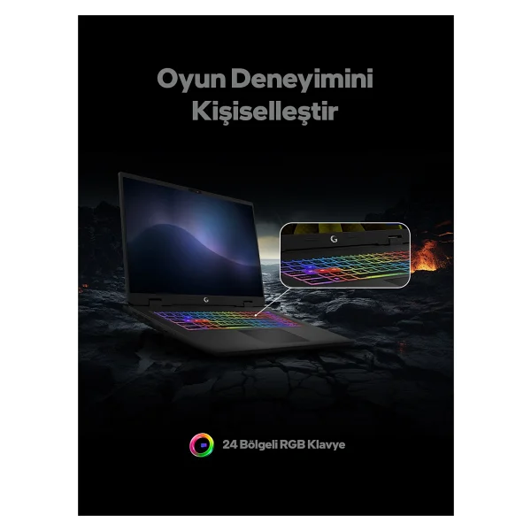 Game Garaj Slayer5 7-5060 C7 Ultra 7 255hx 16 GB 1 TB SSD Rtx5060 16" Wqxga Gaming Laptop - Görsel 6